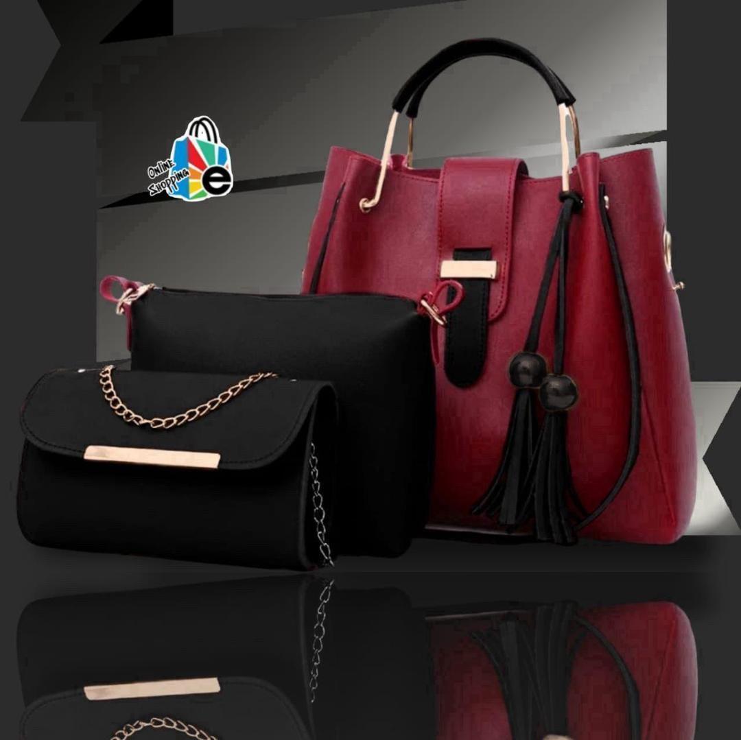 Stylish Girl's Handbag Set - Set of 3