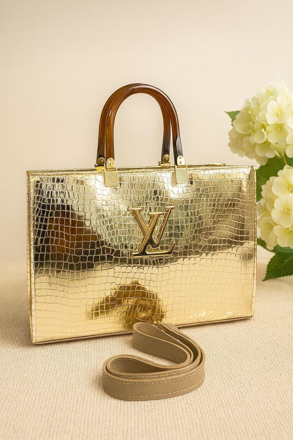 Girl's Textured Tote Bag