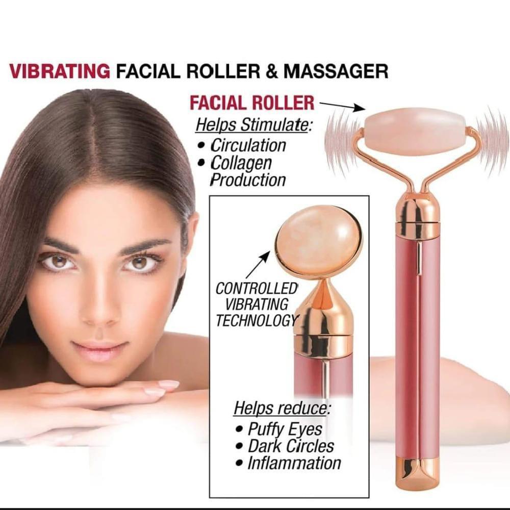 Vibrating & Massaging Jade Roller