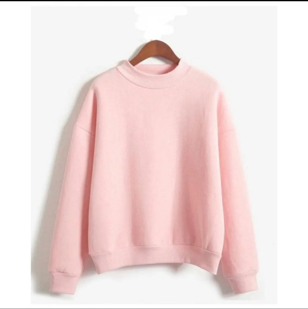 1 Pc Women's Pink Sweat Shirt