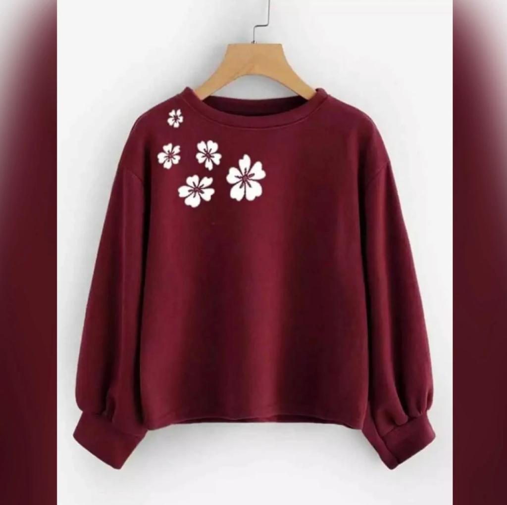 1 Pc Women's Printed Sweat Shirt
