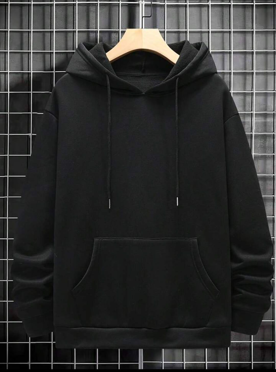1 Pc Plain Hoodie