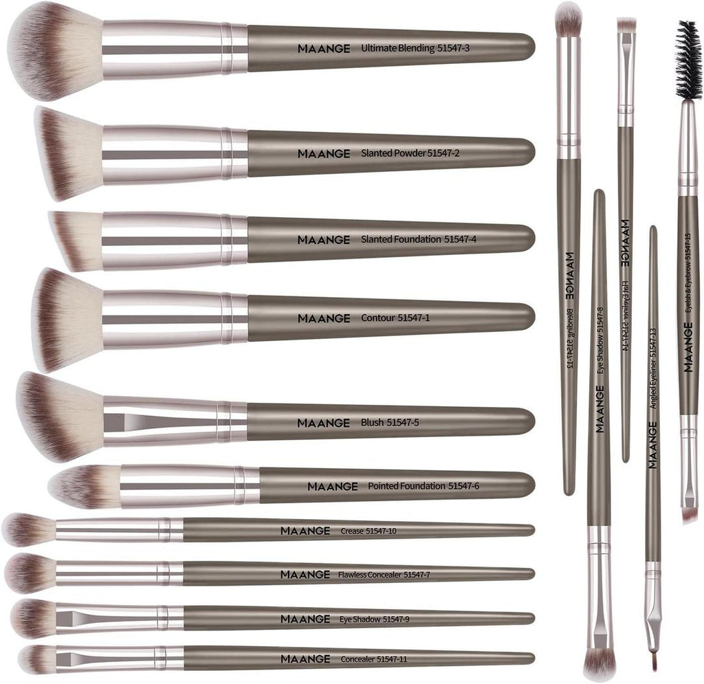 15 Pcs Makeup Brushes Set
