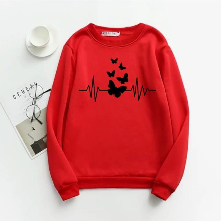 1 Pc Women's Printed Sweat Shirt