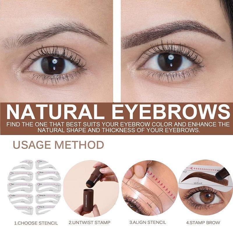 Matte Eyebrow Stamp & Stencil