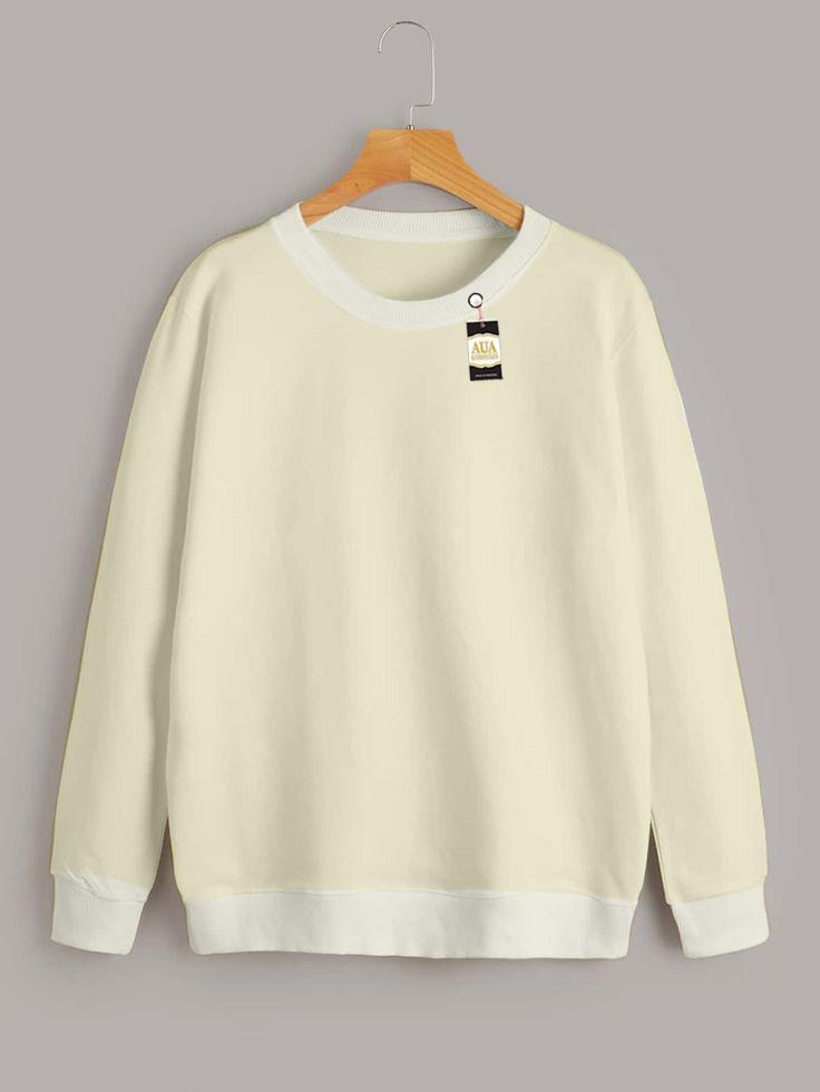 1 Pc Women's Plain Sweat Shirt