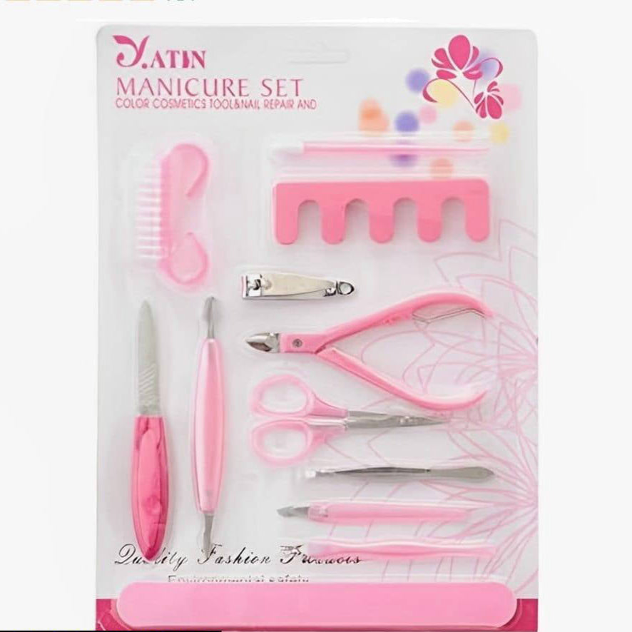 Manicure & Pedicure Kit, Set of 12