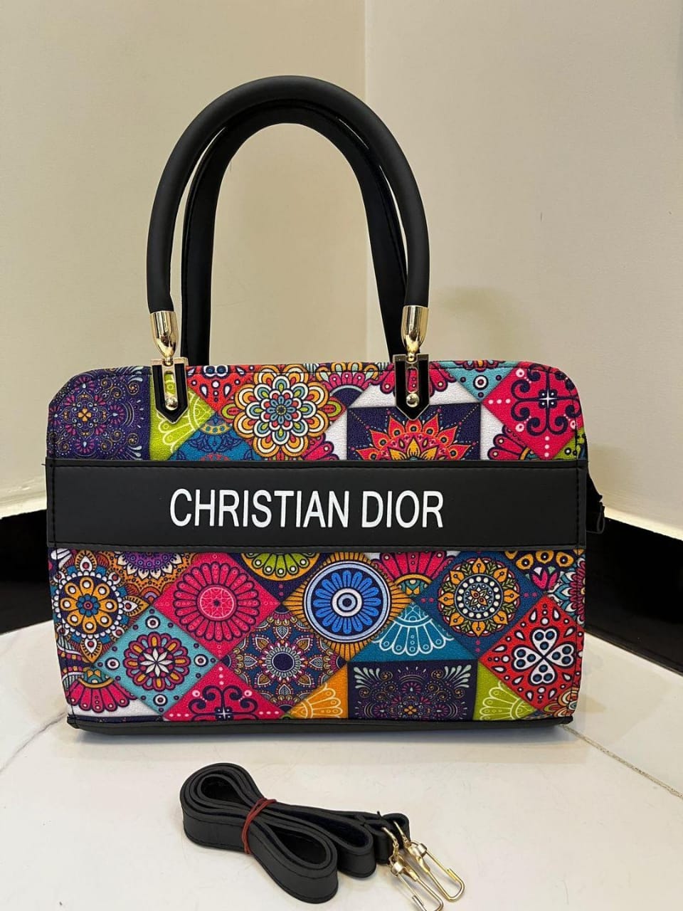 Women's Canvas Printed Handbag