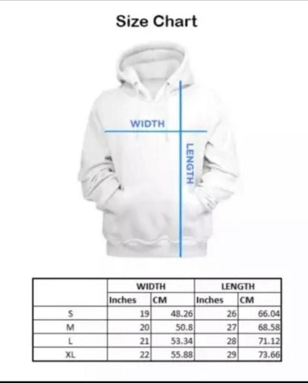 1 Pc Women's Printed Pullover Hoodie