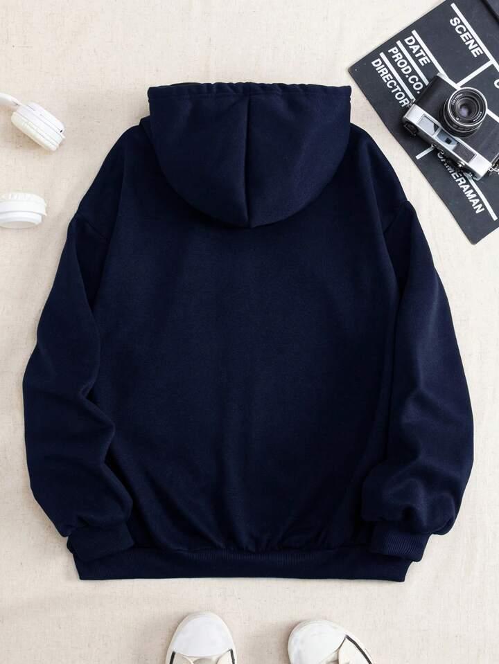 Women Blue Hoodie