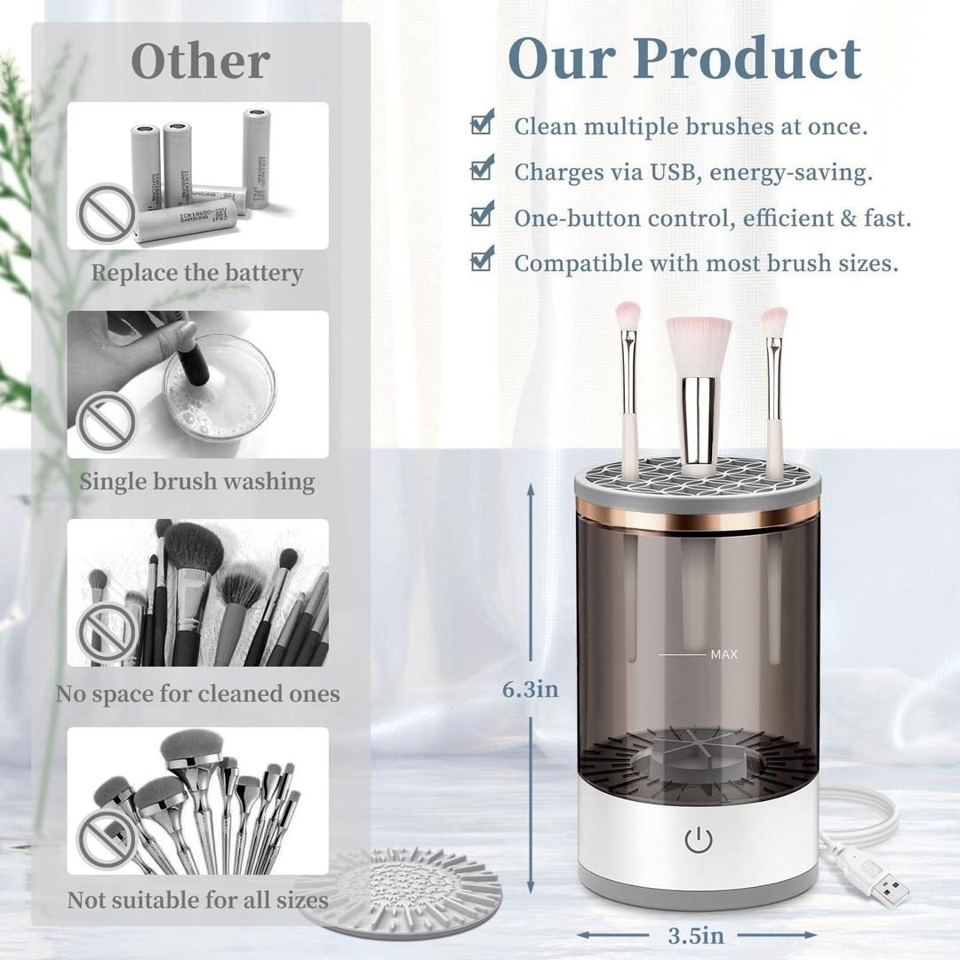 Electric Makeup Brush Cleaner