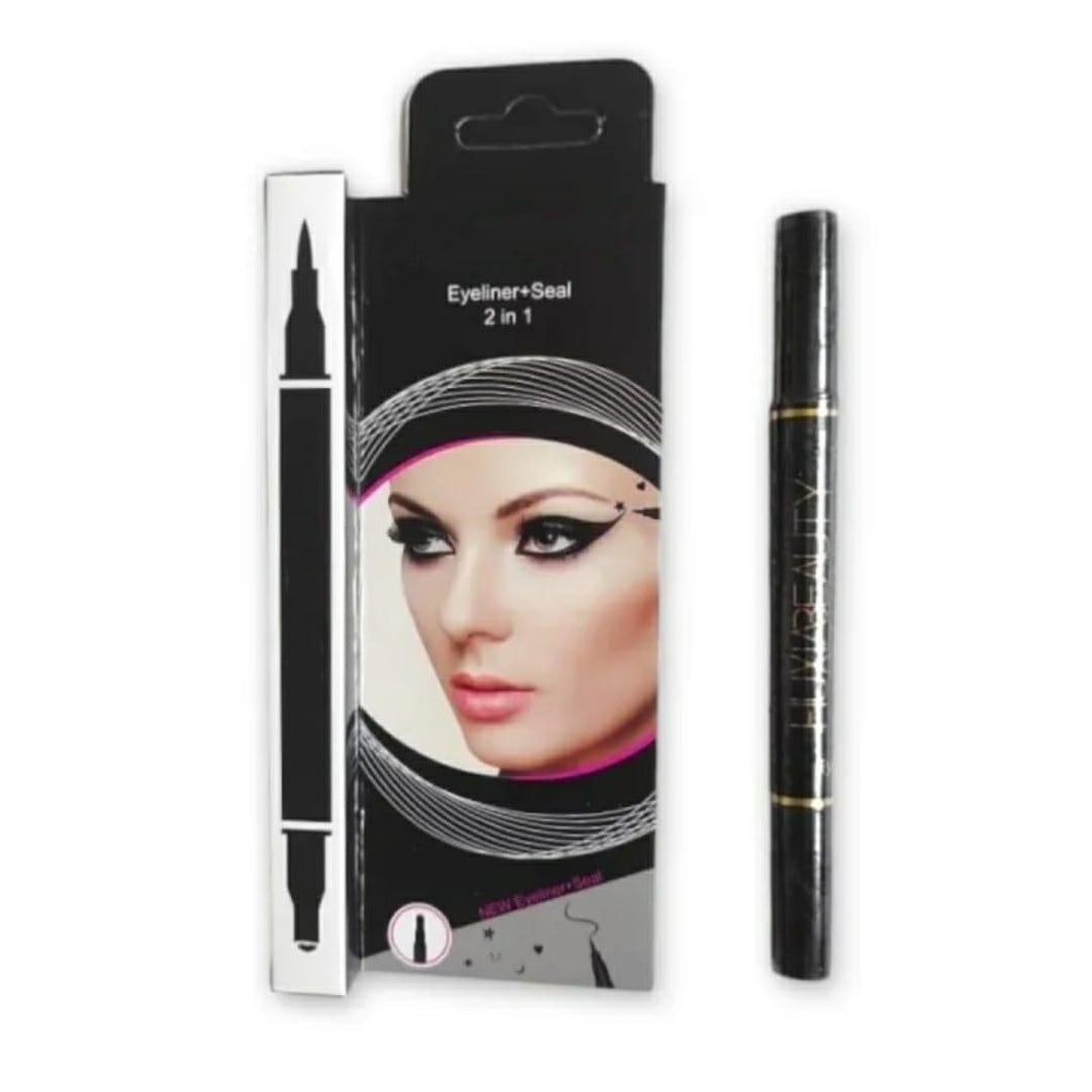 2 In 1 Waterproof Stamp Eyeliner