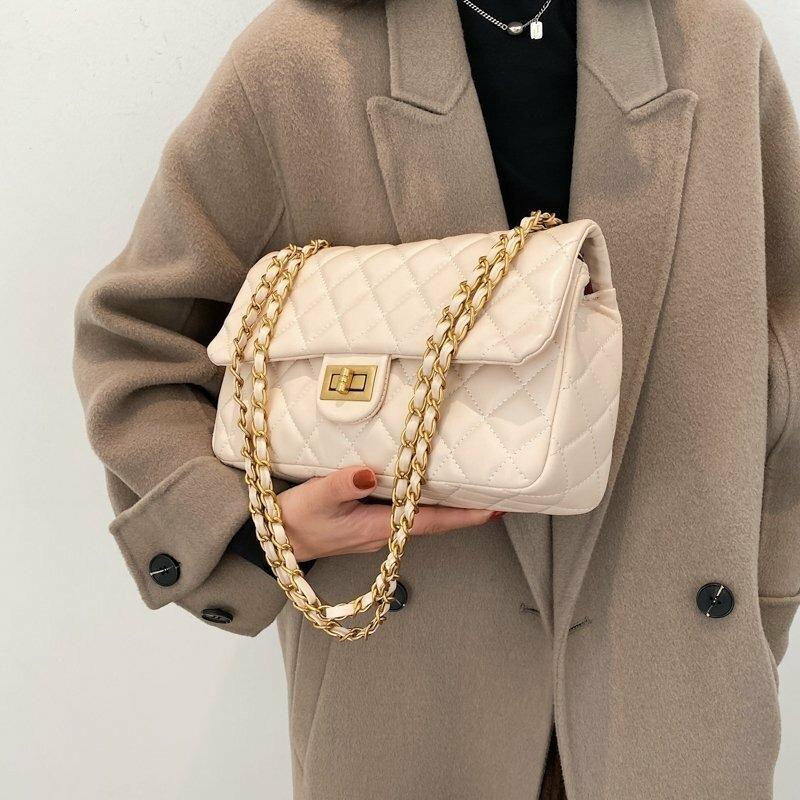 Girl's Leather Embroidered Shoulder Bag