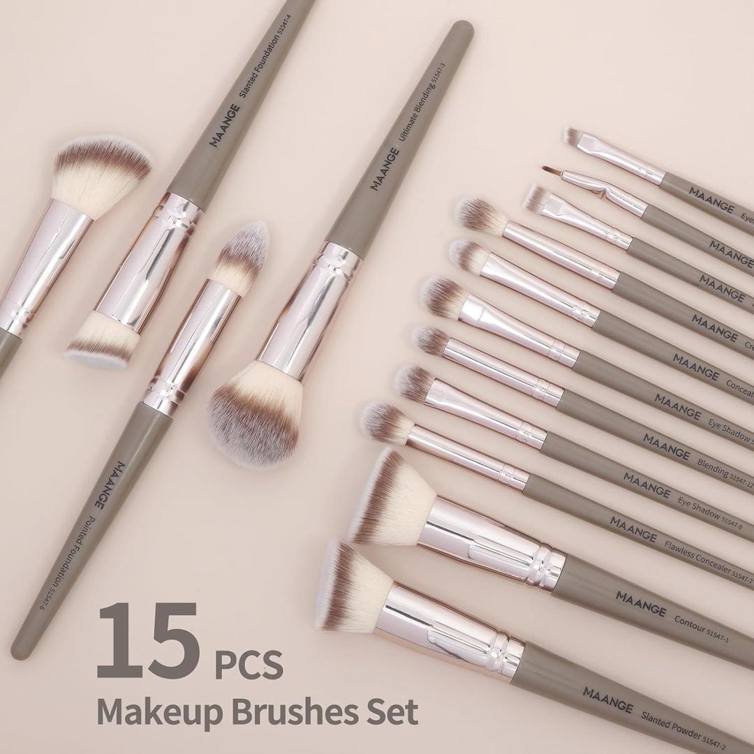 15 Pcs Makeup Brushes Set