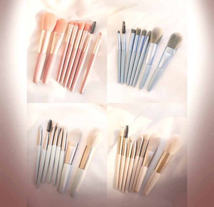8 Pcs Makeup Brushes Set